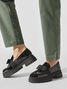 Aldo Loafersy Theatric 13673307 Czarny - Półbuty damskie - miniaturka - grafika 1