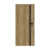 Drzwi wewnętrzne - Skrzydło drzwiowe pokojowe Pallmer orzech włoski 80 lewe Voster - miniaturka - grafika 1