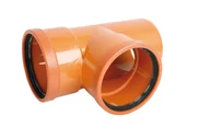 Łączniki, trójniki, kształtki - Trójnik PVC 200x200x200/87 kl.N - miniaturka - grafika 1