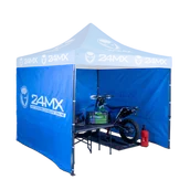 Akcesoria motocyklowe - Ściany do Namiotu Wyścigowego 24MX 3 Szt - miniaturka - grafika 1