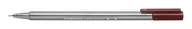 Cienkopisy - Staedtler, Cienkopis trójkątny triplus®, czekoladowy, 0.3 mm - miniaturka - grafika 1