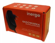 Ładowarki samochodowe - Ładowarka 12V 2A INERGE CHB-12-2-01+kabel+adapter - miniaturka - grafika 1