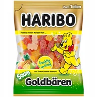 Żelki - Haribo Żelki Złote Misie Kwaśne z Niemiec - miniaturka - grafika 1