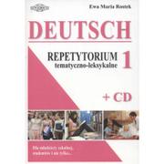 Książki do nauki języka niemieckiego - WAGROS Deutsch 1 Repetytorium tematyczno-leksykalne z płytą CD - Ewa Rostek - miniaturka - grafika 1