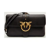 Torebki damskie - Pinko Skórzana listonoszka LOVE ONE CLASSIC SLOUCHY - miniaturka - grafika 1