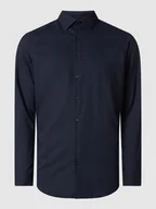 Koszule męskie - Koszula biznesowa o kroju regular fit z diagonalu - miniaturka - grafika 1