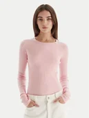 Swetry damskie - Patrizia Pepe Sweter 2K0337/K7S0-M555 Różowy Regular Fit - miniaturka - grafika 1