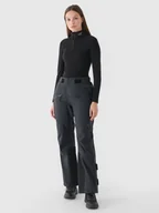 Odzież trekkingowa damska - 4F Spodnie skiturowe membrana 20000/40000 damskie - czarne XXL - miniaturka - grafika 1