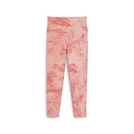 Legginsy - Legginsy dziewczęce Puma MARBLEIZED 7/8 różowe 67645663 - miniaturka - grafika 1