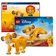 Klocki - LEGO DISNEY ZESTAW KRÓL LEW SIMBA LION KING LWIĄTKO PREZENT - miniaturka - grafika 1