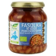 Szybkie dania obiadowe - BIO PLANET FASOLKA W SOSIE POMIDOROWYM BIO 360 g - BIO PLANET BP-5902488067399 - miniaturka - grafika 1