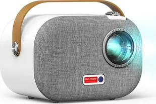 Projektor Blitzwolf®V2 1080P Projektor Android Automatyczna korekcja geometrii obrazu 5G-WIFI 200ANSI Lumen Android 9.0 Asystent Google Przenośne mini kino domowe na zewnątrz - Wtyczka UE - Projektory - miniaturka - grafika 1