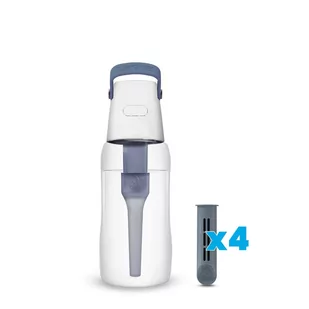 Butelka filtrująca Dafi SOLID 0,5 l jeansowa z 4 filtrami - Butelki filtrujące - miniaturka - grafika 1