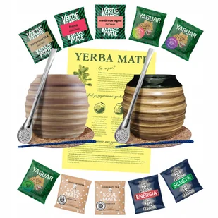 ZESTAW dla Dwojga Yerba Mate Tykwa Bombilla 10x50g - Yerba Mate - miniaturka - grafika 8