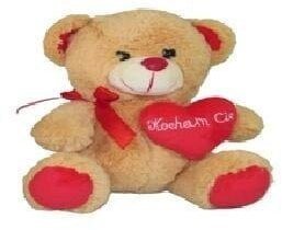 Miś z sercem 25cm