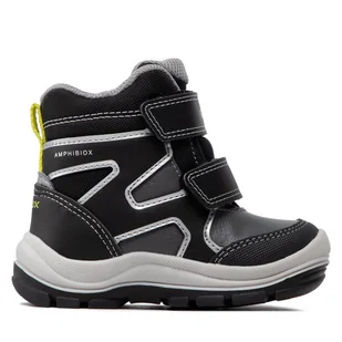 Śniegowce Geox B Flanfil B.B Abx D B263VD 0FU54 C0017 M Czarny - Buty dla chłopców - miniaturka - grafika 1