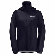Kurtki damskie - Damska kurtka przeciwdeszczowa Jack Wolfskin STORMY POINT 2L JKT W Graphite - XS - miniaturka - grafika 1