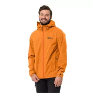 Kurtki męskie - Męska kurtka przeciwdeszczowa Jack Wolfskin ELSBERG 2.5L JKT M dragon fire - S - miniaturka - grafika 1