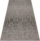 Dywany - DYWAN SZNURKOWY SIZAL FLOORLUX 20211 srebrny / CZARNA szary 120x170 cm - miniaturka - grafika 1