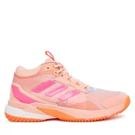 Buty sportowe damskie - Buty halowe adidas Crazyflight 6 Mid KI8513 Różowy - miniaturka - grafika 1