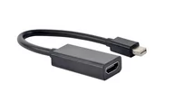 Kable komputerowe i do monitorów - Gembird ADAPTER MINI DISPLAYPORT HDMI CZARNY A-mDPM-HDMIF4K-01 - miniaturka - grafika 1