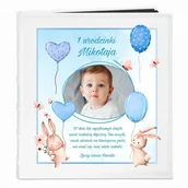 Albumy fotograficzne - Album na zdjęcia z nadrukiem i Twoim zdjęciem dla pary na ślub - miniaturka - grafika 1