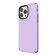 Etui i futerały do telefonów - Speck Presidio2 Pro - Etui iPhone 14 Pro Max z powłoką MICROBAN (Spring Purple / Cloudygrey / White) - miniaturka - grafika 1