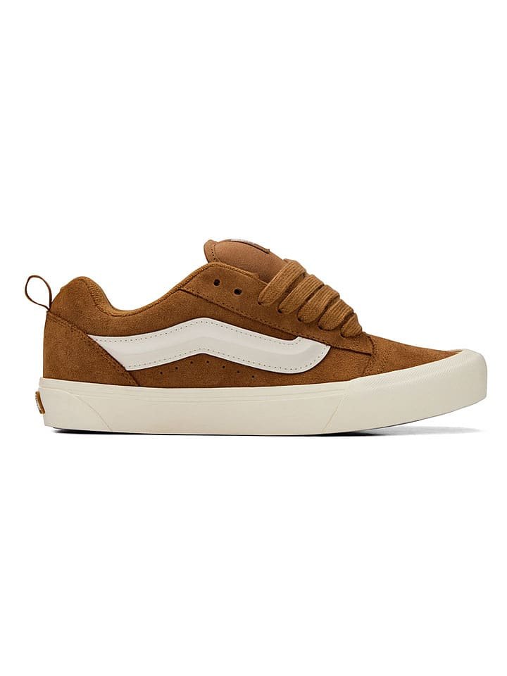 Vans Skórzane sneakersy w kolorze jasnobrązowym
