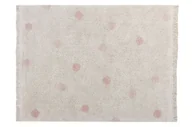 Dywany dla dzieci - Lorena Canals Dywan bawełniany Hippy Dots Natural Vintage Nude 120 x 160 cm - miniaturka - grafika 1