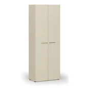 Szafy biurowe - Szafa biurowa z drzwiami PRIMO WOOD, 2128 x 800 x 420 mm, brzoza - miniaturka - grafika 1