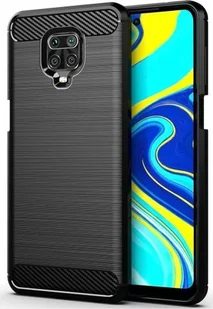 Carbon Case Etui do Xiaomi Redmi Note 9S Czarne - Etui i futerały do telefonów - miniaturka - grafika 1