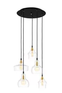 Lampy sufitowe - Kaspa Lampa wisząca LONGIS PLAFON 5 GOLD 10878505) 10878505 - miniaturka - grafika 1