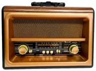 Radioodtwarzacze - Radio Vintage Fm Akumulatorowe Z Bluetooth Usb - miniaturka - grafika 1
