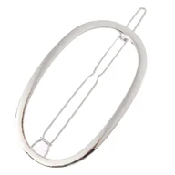 Ozdoby do włosów - Spinka Wsuwka Srebrna do Włosów Ozdobna Owalna Metalowa Lekka i Wytrzymała - miniaturka - grafika 1