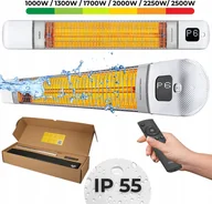 Grzałki do akwarium - Infrared heater LUXEVA Tora White, 2.5 kW, with remote control - miniaturka - grafika 1