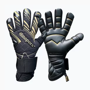 Rękawice bramkarskie 4keepers Soft Onyx NC czarne - Piłka nożna - miniaturka - grafika 1