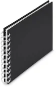 Albumy fotograficzne - Hama Fine Art Spiral NewBlack 18,5x15 30 białe stron 9872 - miniaturka - grafika 1