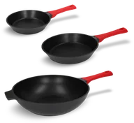 Patelnie - Zestaw patelni 3 el. Obsidian Zwieger - miniaturka - grafika 1