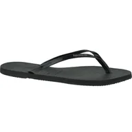 Klapki i japonki damskie - Japonki Havaianas You Metallic 4135102-0090 czarne - miniaturka - grafika 1