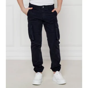 Guess Spodnie cargo Relaxed fit - Spodnie i spodenki dla chłopców - miniaturka - grafika 1