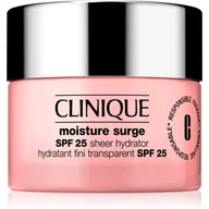 Balsamy i kremy do opalania - Clinique Moisture Surge SPF 25 Sheer Hydrator - krem do twarzy - miniaturka - grafika 1