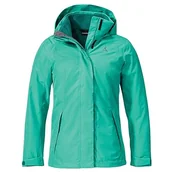 Kurtki damskie - Schöffel Damska kurtka 3 w 1 Partinello L, zielony, 38 - miniaturka - grafika 1