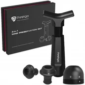 Korkociągi i otwieracze - Pompka próżniowa do wina, korki do wina i szampana - miniaturka - grafika 1