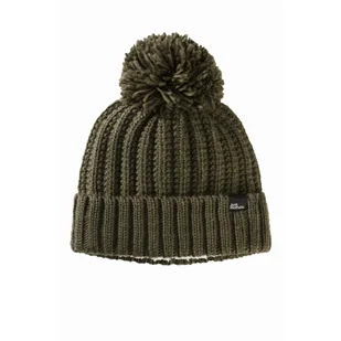 Czapka na zimę Jack Wolfskin HIGHLOFT KNIT BEANIE W island moss - S - Czapki męskie - miniaturka - grafika 1