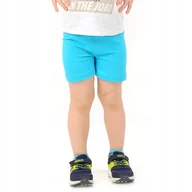 Spodenki damskie - Krótkie spodenki chłopięce Kolarki dziecięce Getry 1/2 Szorty Turkusowe 134 - miniaturka - grafika 1
