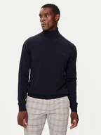 Swetry męskie - Lacoste Golf AH1959 Granatowy Regular Fit - miniaturka - grafika 1