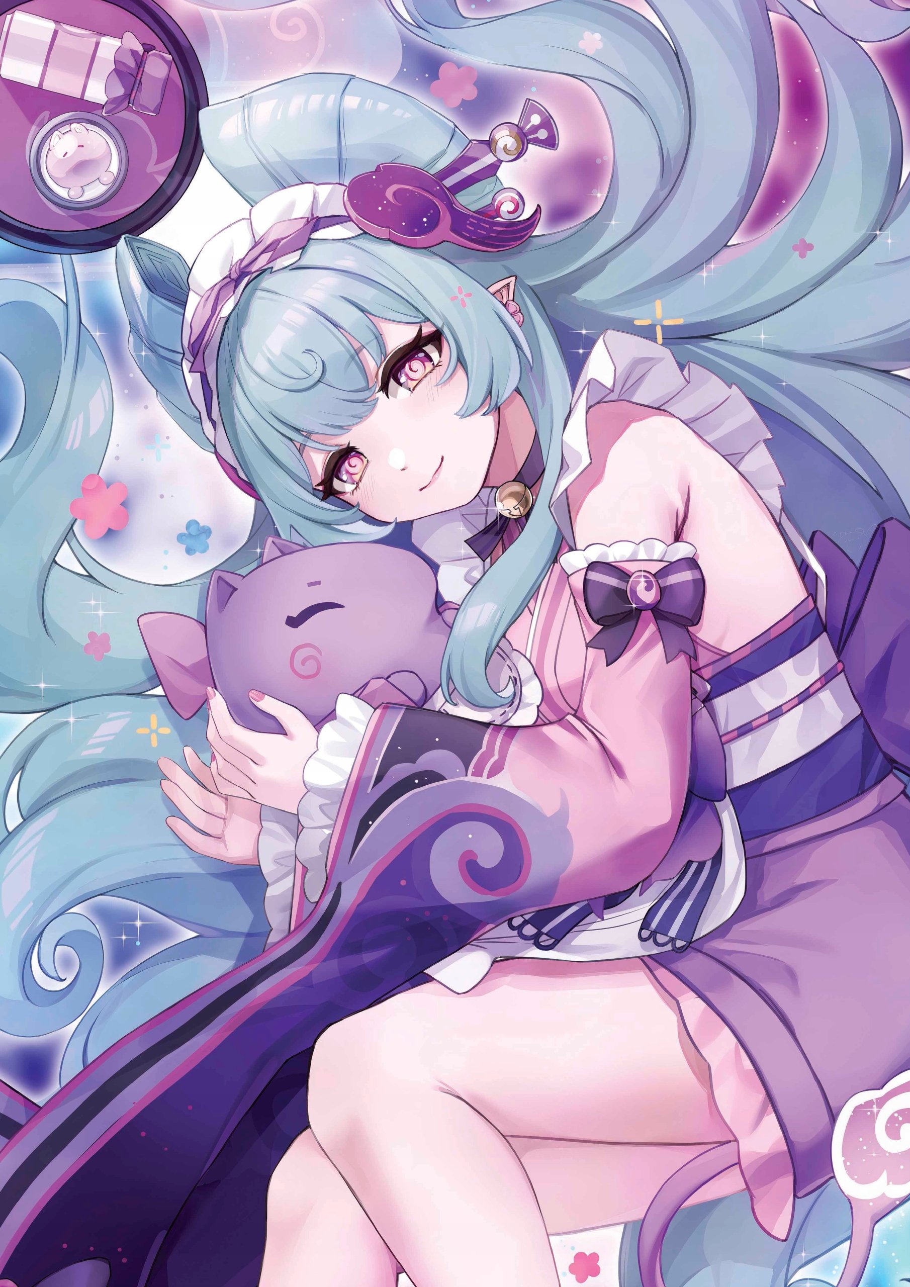Plakat A3 Genshin Impact Anime Gra Yumemizuki Mizuki