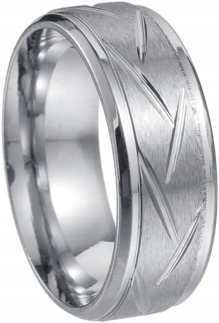 Srebrny Sygnet z Grawerem Stal Szlachetna