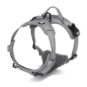Smycze dla psów - True Love tlh5651 Dog Outdoor Harness, xl, szary - miniaturka - grafika 1