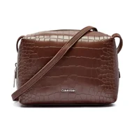 Torebki damskie - Calvin Klein Torebka na ramię CROCO - miniaturka - grafika 1